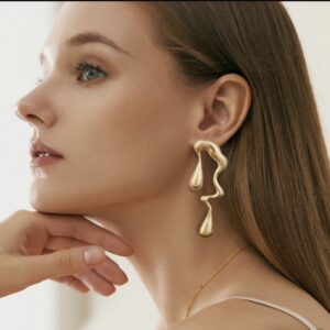 Adoara Water drop geometrical earrings