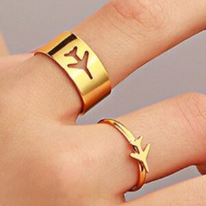 Travel Inspired Aeroplane Ring