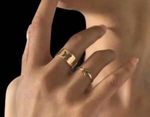 Butterfly Duo Ring Set
