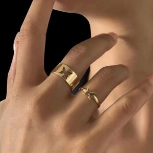 Butterfly Duo Ring Set