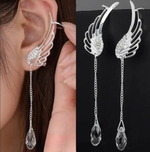 Wings Earcuff for Women – Stylish Angel Wing Clip-On Earring